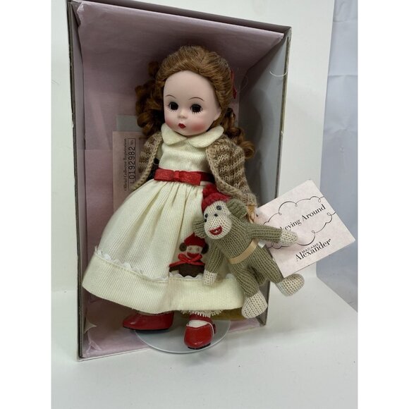 W/ BOX & TAG! Madame Alexander MONKEYING AROUND Doll #38510 2004 Sock Monkey - Picture 2 of 14